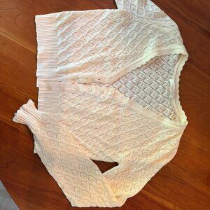 Love Shack Fancy Cropped Cardigan